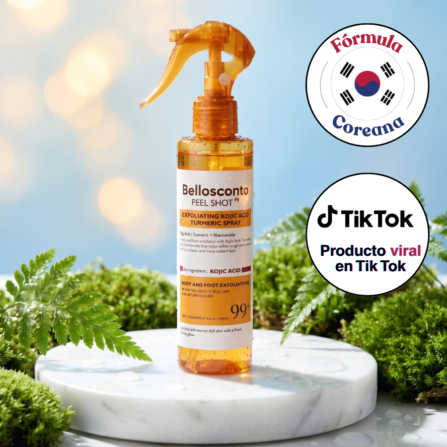 Spray esfoliante con acido cogico e curcuma - GOLDEN PEEL™