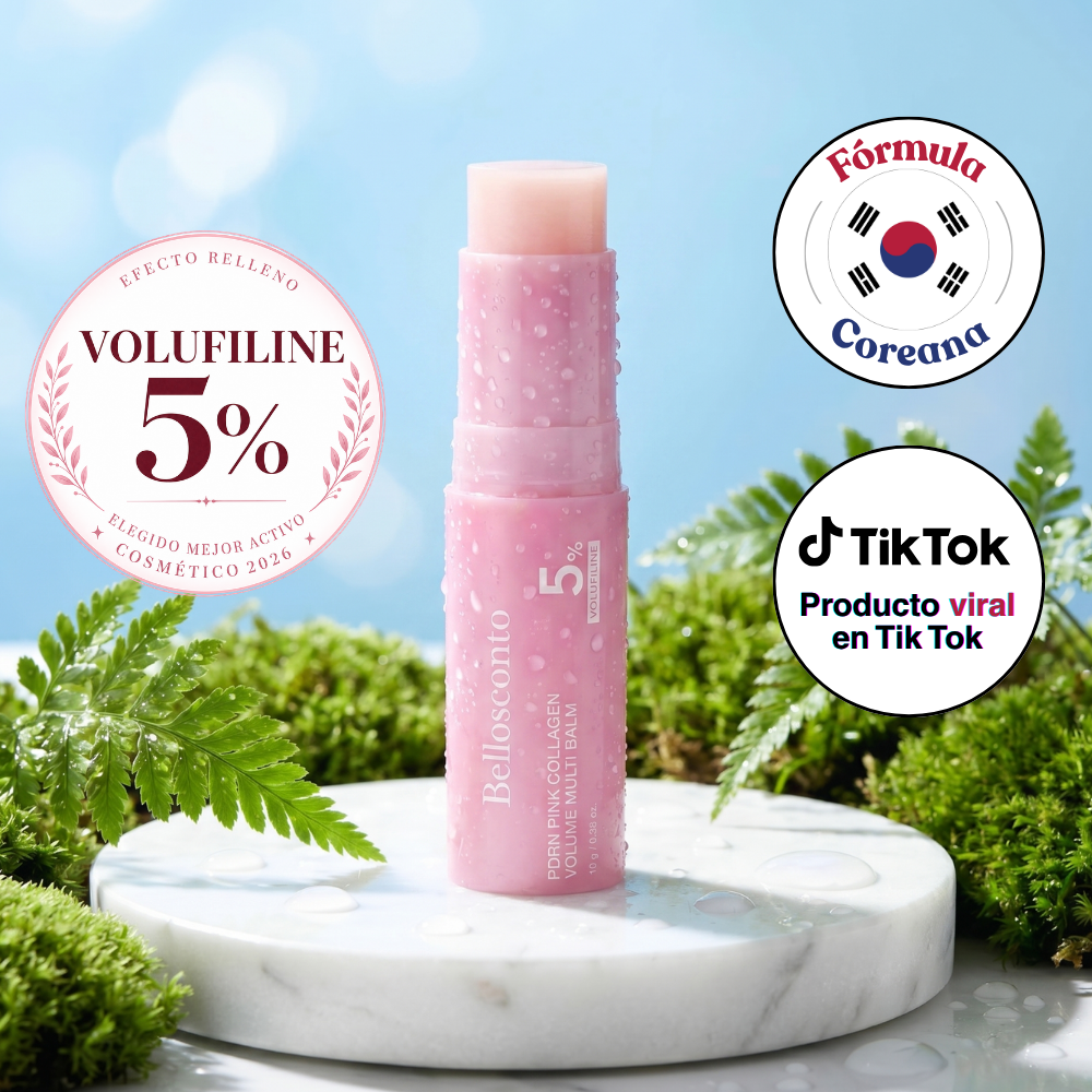 Bálsamo Coreano 6 en 1 con PDRN Liposomal, NAD, Colágeno y Volufiline 5% - VOLUME GLOW STICK™
