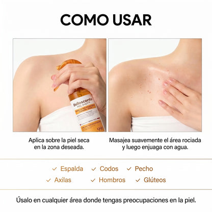 Spray esfoliante con acido cogico e curcuma - GOLDEN PEEL™