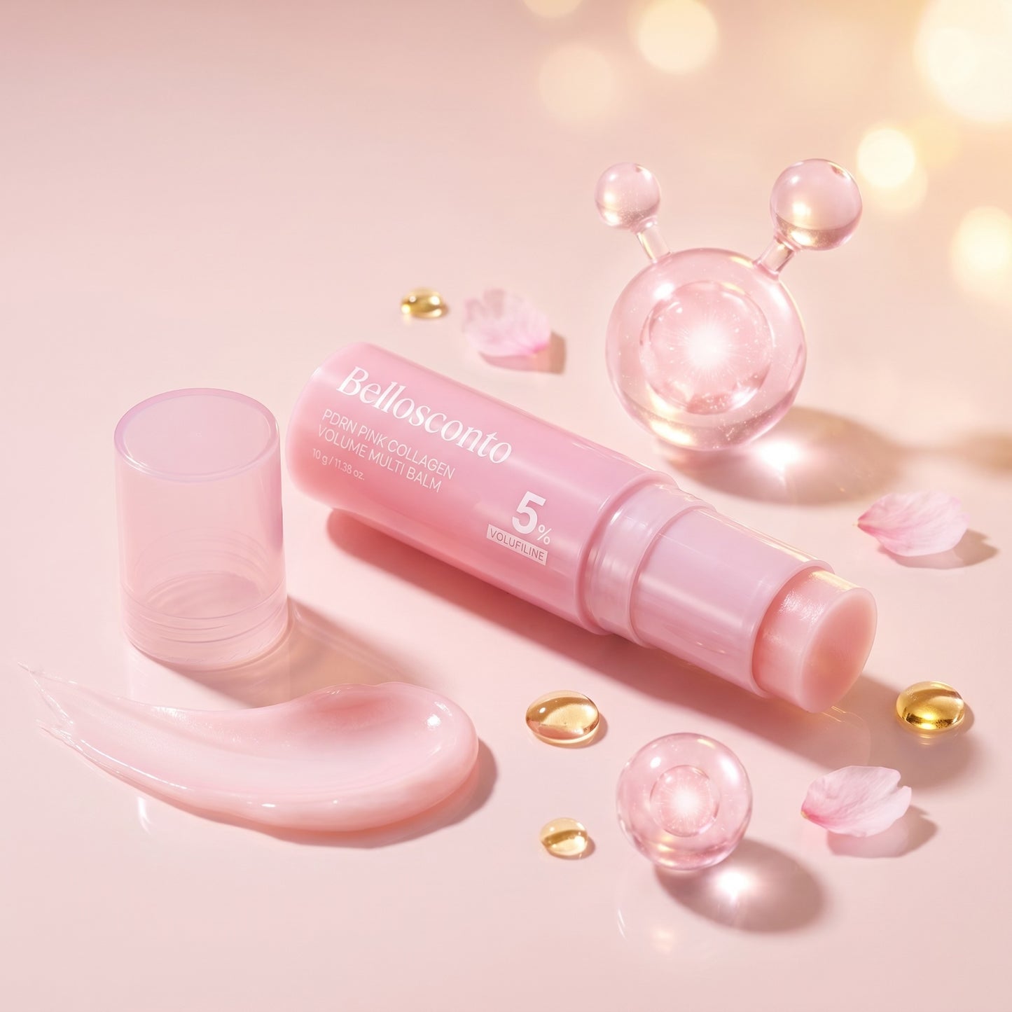 Bálsamo Coreano 6 en 1 con PDRN Liposomal, NAD, Colágeno y Volufiline 5% - VOLUME GLOW STICK™