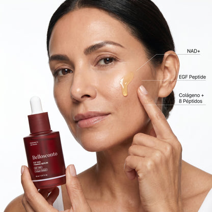Sérum Antiedad Coreano con NAD+ Liposomal, EGF y Colágeno + 8 Péptidos — ANTI-AGING SERUM NAD+™