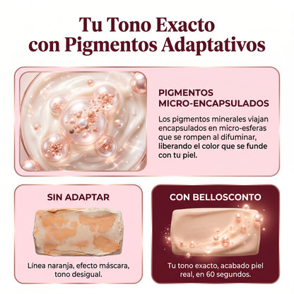 Base Coreana con Adaptación al Tono de Piel, Vitamina E y Protección Solar SPF 15 — TRUE TONE FOUNDATION™