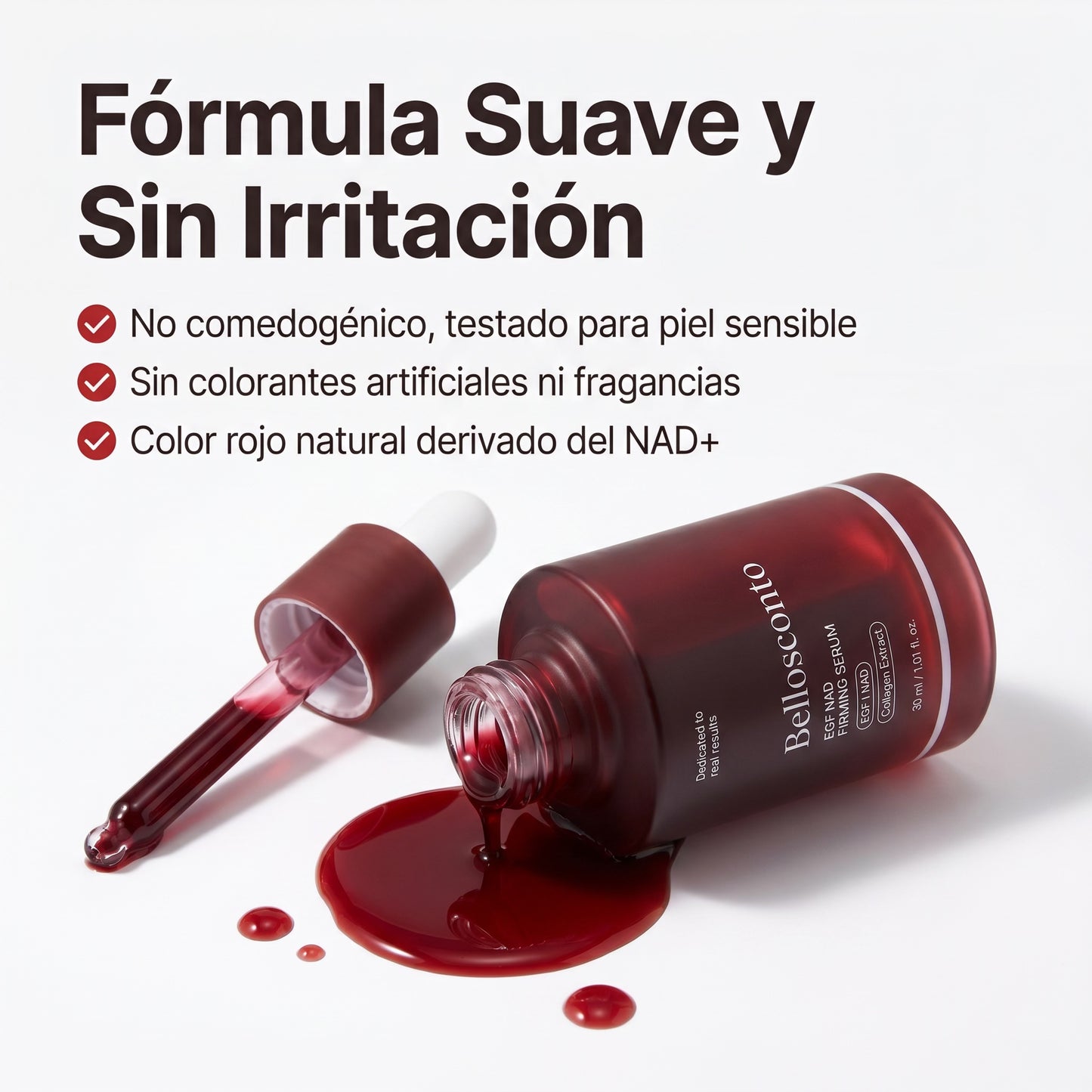 Sérum Antiedad Coreano con NAD+ Liposomal, EGF y Colágeno + 8 Péptidos — ANTI-AGING SERUM NAD+™