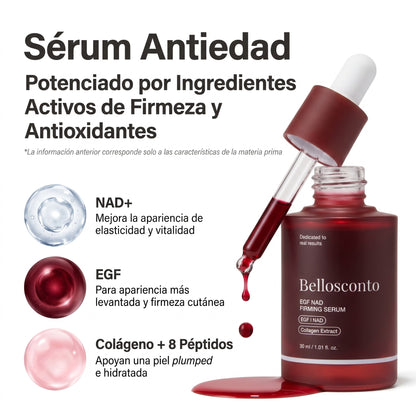 Sérum Antiedad Coreano con NAD+ Liposomal, EGF y Colágeno + 8 Péptidos — ANTI-AGING SERUM NAD+™