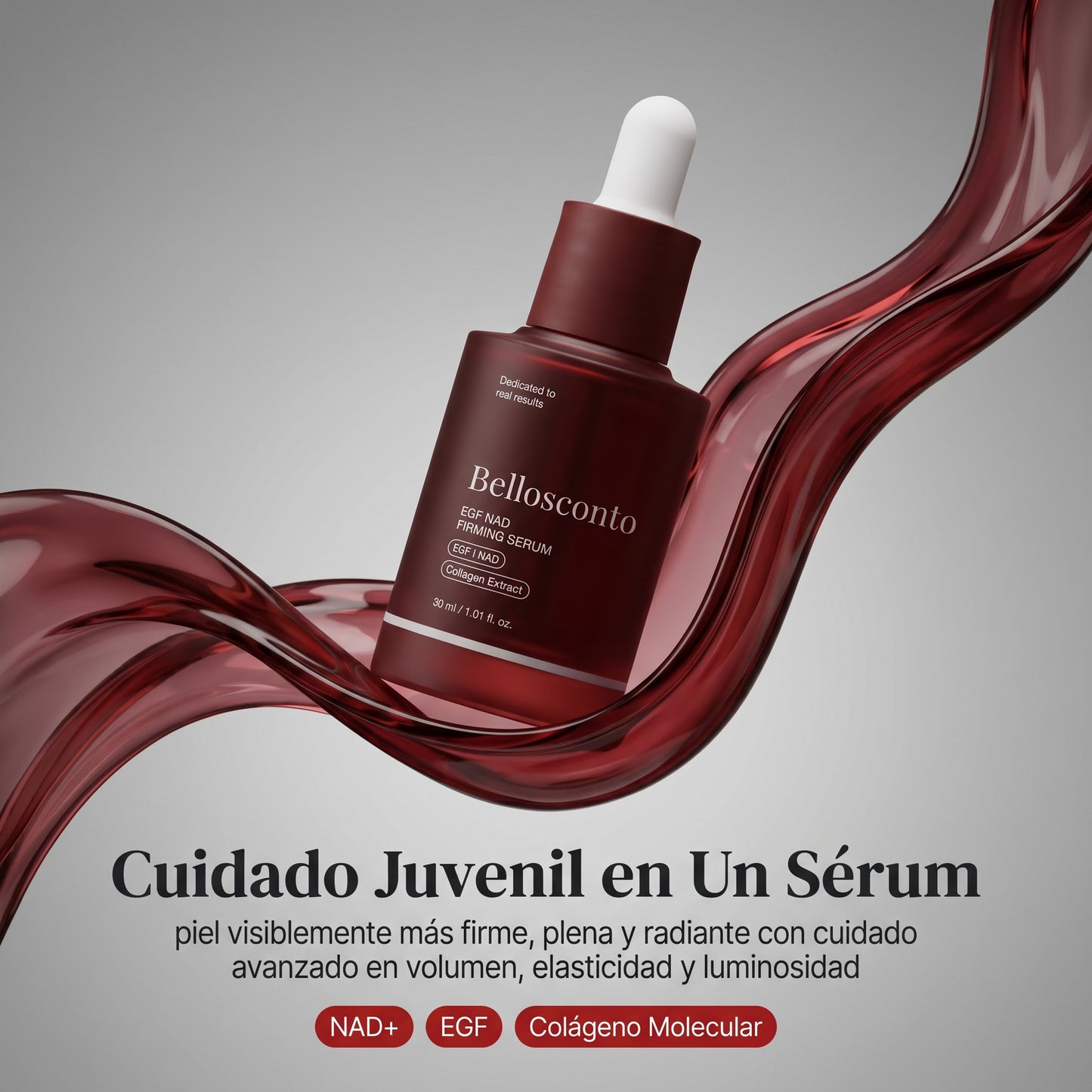 Sérum Antiedad Coreano con NAD+ Liposomal, EGF y Colágeno + 8 Péptidos — ANTI-AGING SERUM NAD+™